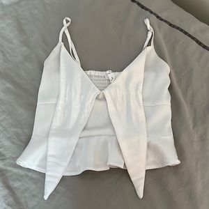 Ruffled Cropped Top